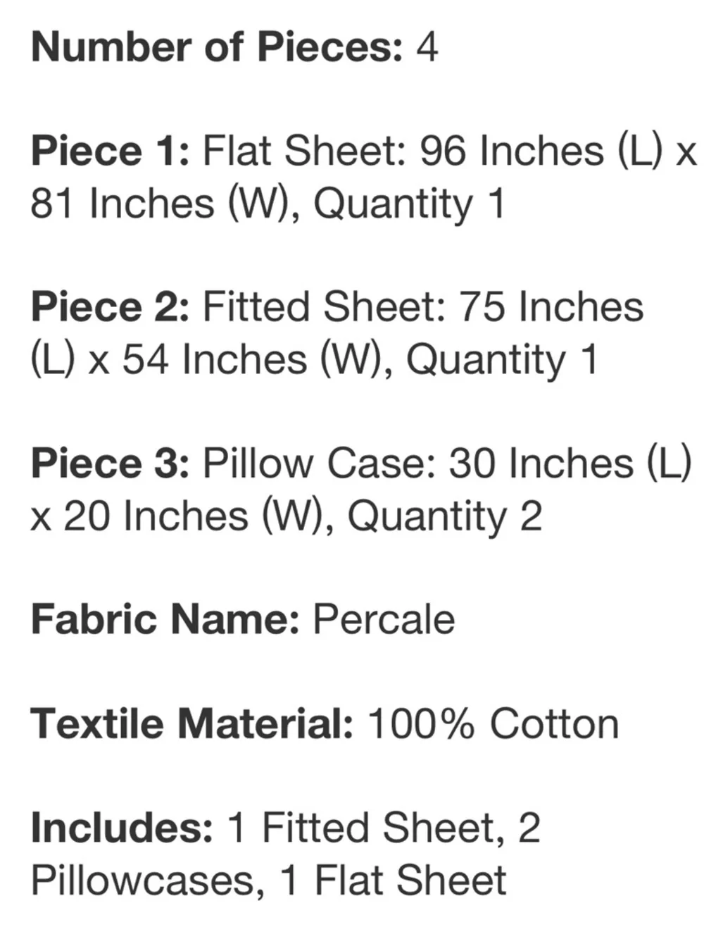 PILLOWFORT NWT Striped Cotton Kids' Sheet Set -multi -full - Picture 6 of 8